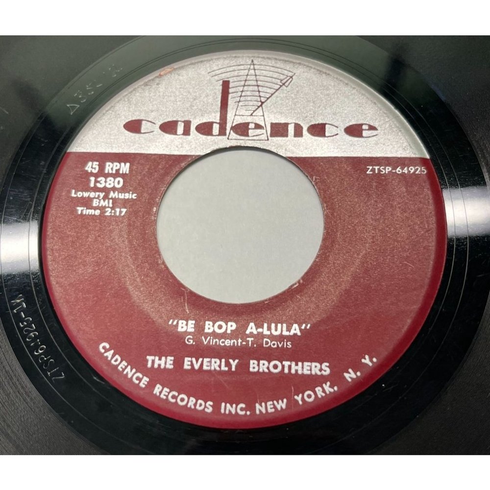 The Everly Brothers Be Bop a Lula / When Will I Be Loved Rockabilly 45 Vinyl